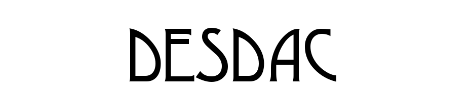 Desda C cкачати шрифт безкоштовно